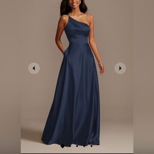 NWT David’s Bridal One Shoulder Formal Dress